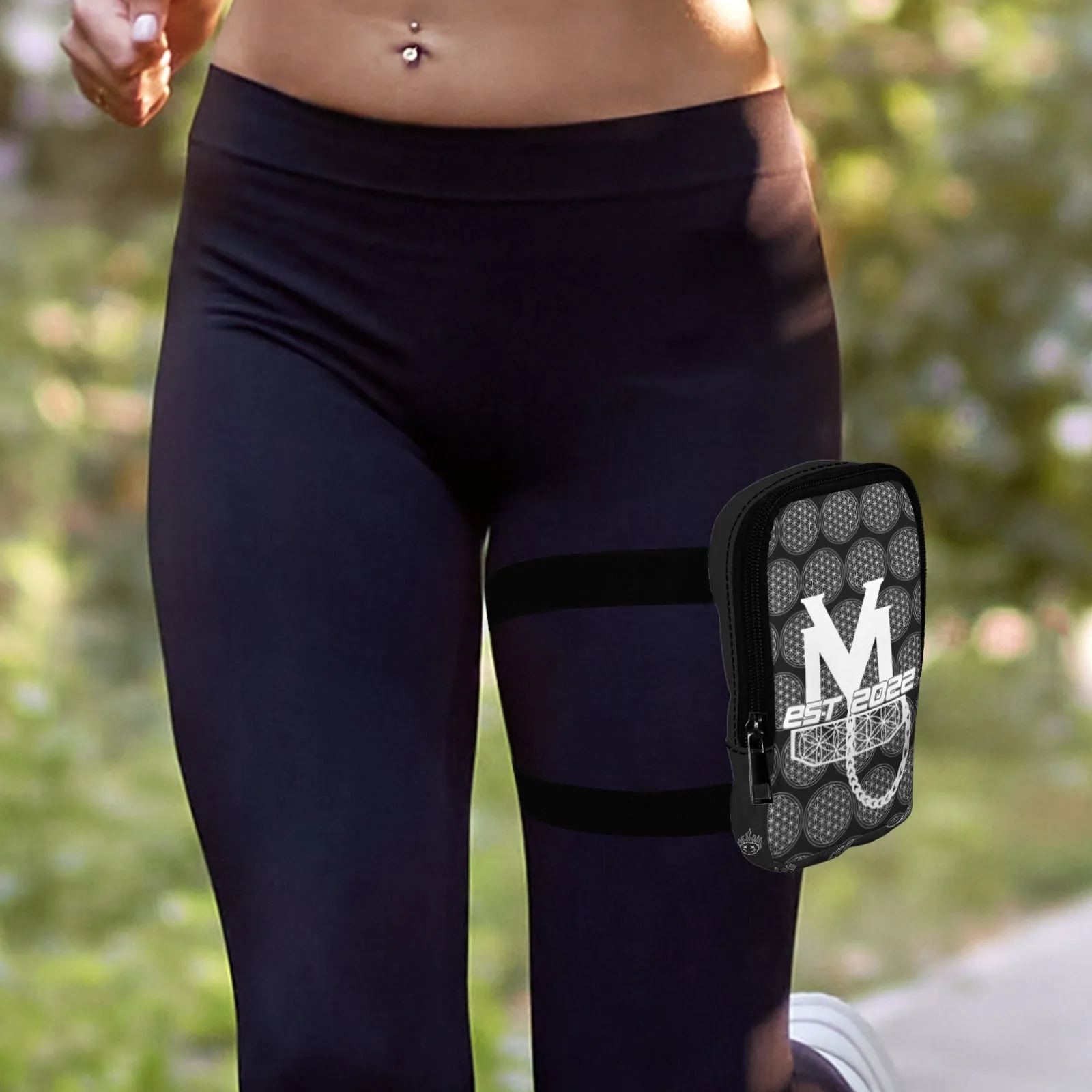 Vest Pocket FLOWer of Life Thigh Bag