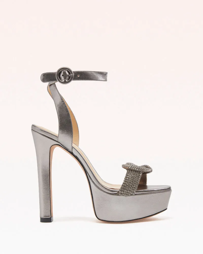 Vicky Crystal Plateau Sandal