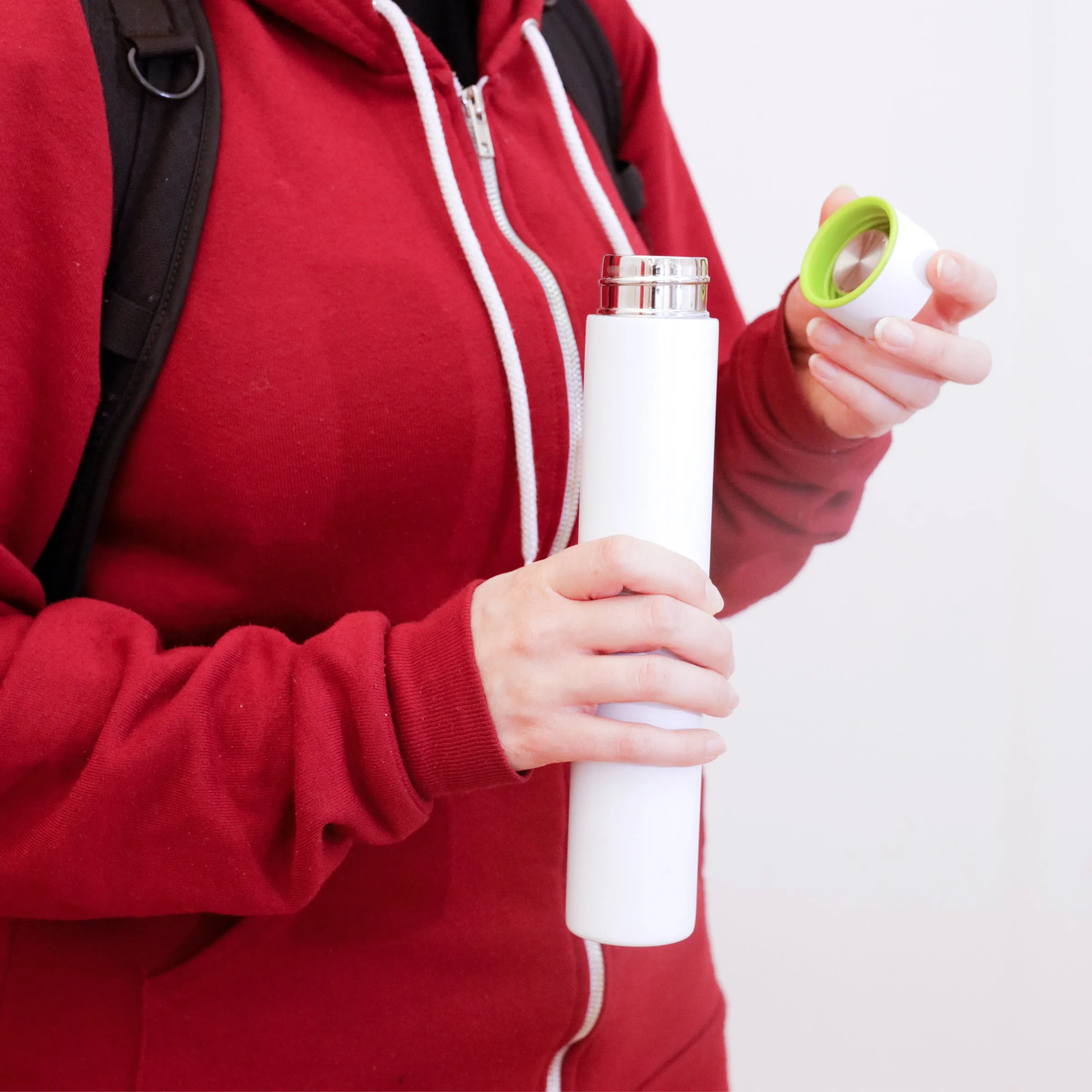 White Slim Bottle