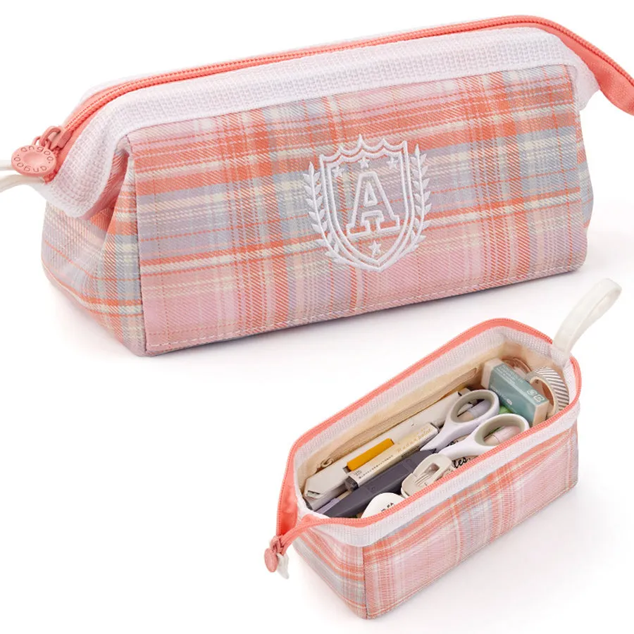 Wide Opening Triangular Pencil Case