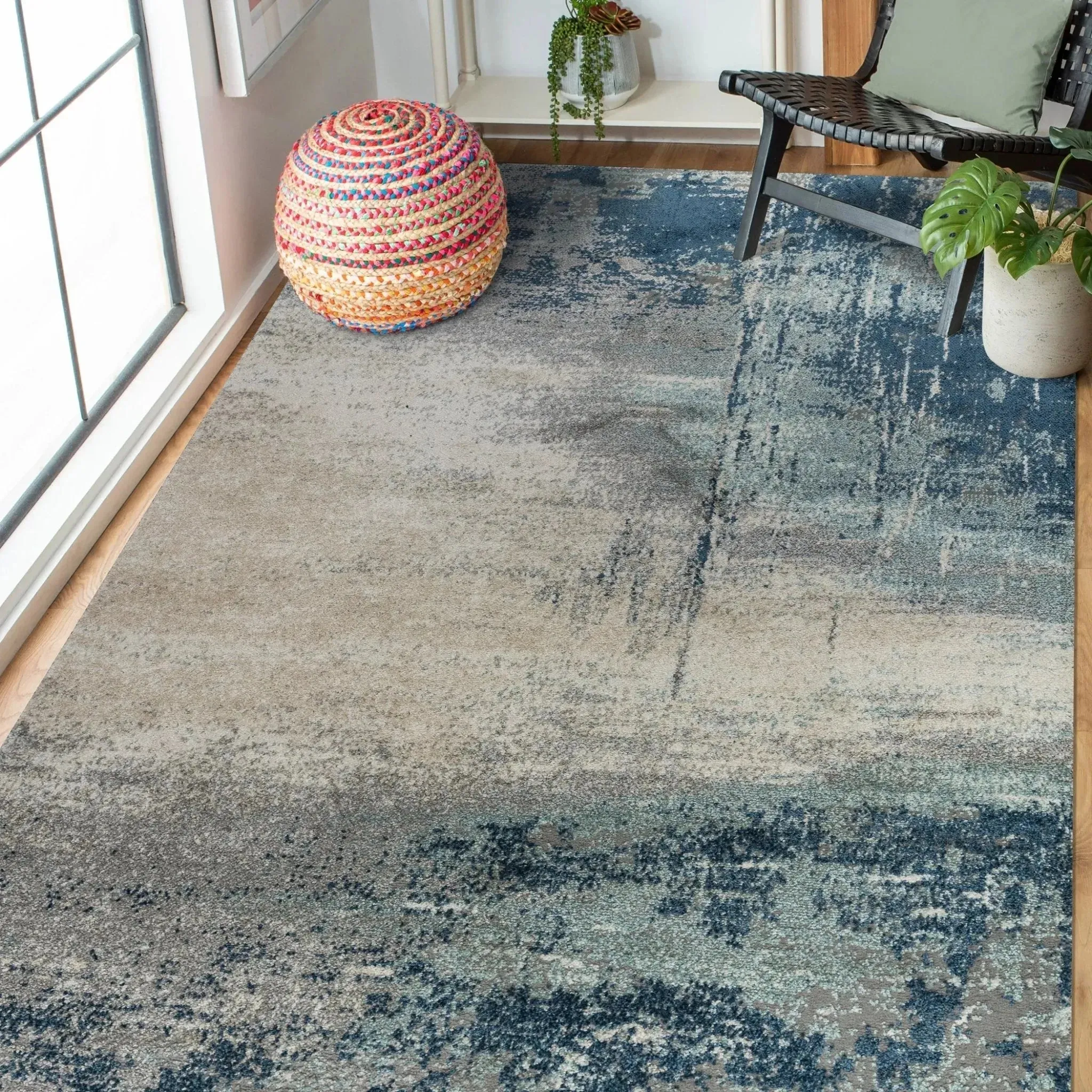 Yasmin YAS-2 Dark Blue Rug