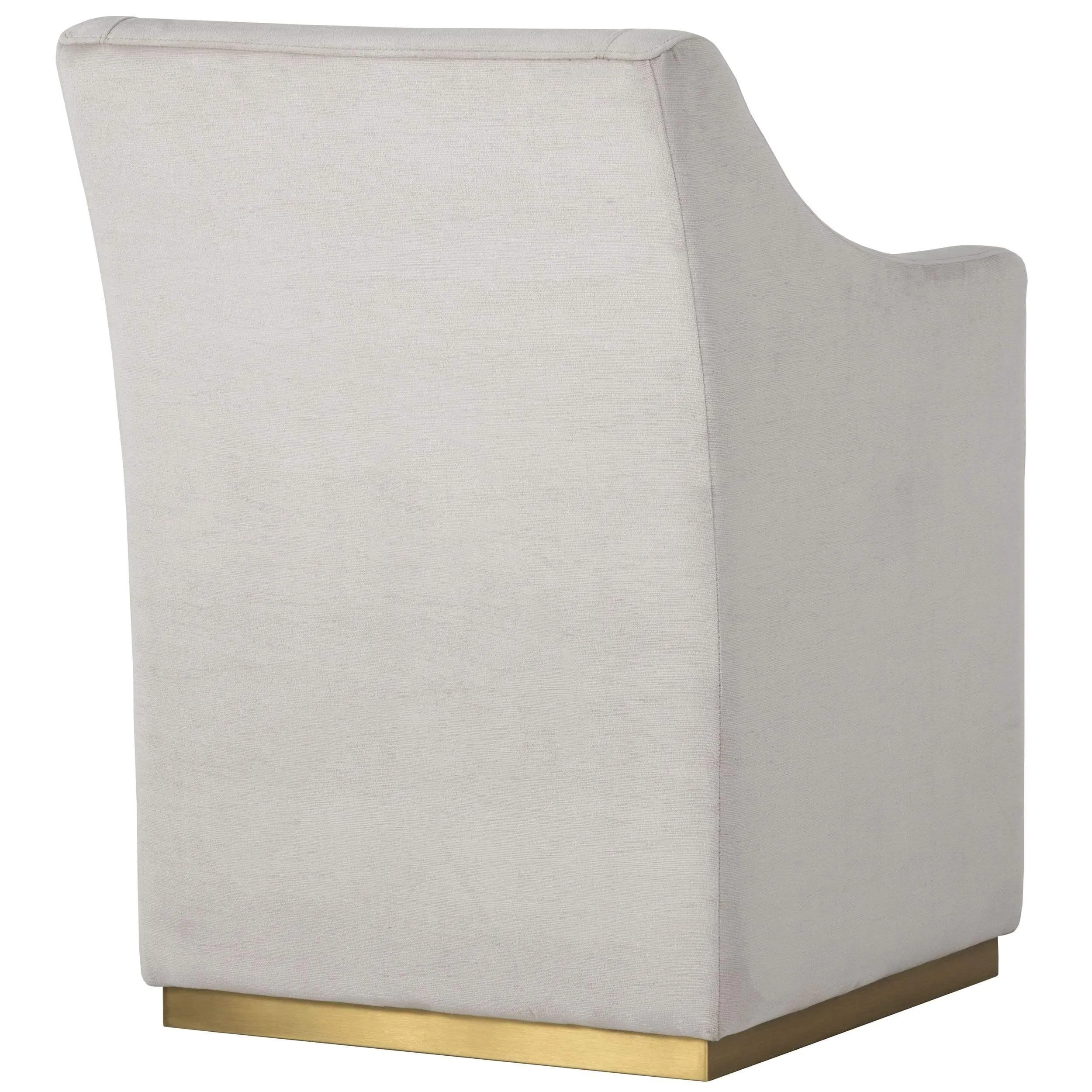 Zane Wheeled Lounge Chair, Prosecco